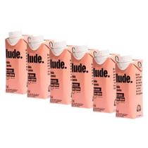 Kit 6X: Leite Vegetal De Aveia To Go Sabor Cacau Nude 250Ml