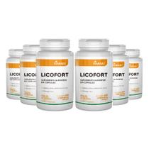 Kit 6x Licofort (Óleo de Semente de Abóbora, linhaça e licopeno) 60 Cápsulas - Tiarajú