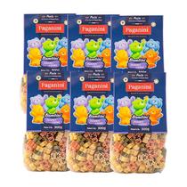 Kit 6X: Macarrão Bambini Ursinhos Tricolore Paganini 300G Kit 6X: Macarrão Bambini Ursinhos Tricolore Paganini 300G
