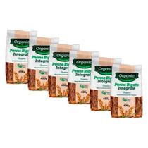 Kit 6X: Macarrão Penne Integral Orgânico Organic 400G