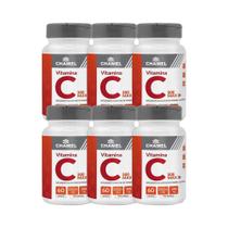 Kit 6x Max Vitamina C 500mg 60 Cps - CHAMEL