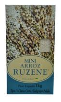 Kit 6X: Mini Arroz Polido Curto Ruzene 1kg Kit 6X: Mini Arroz Polido Curto Ruzene 1kg