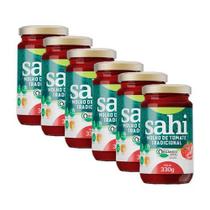 Kit 6X: Molho De Tomate Tradicional Orgânico Sahi 330G Kit 6X: Molho De Tomate Tradicional Orgânico Sahi 330G