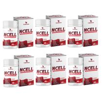 Kit 6x NCELL Psyllium, Espirulina, Café Verde, LCarnitina, Laranja Moro e Cromo 60 Caps Tuttiflora