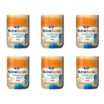 Kit 6X Nutra Senior Adulto 50+ Diabetics Care Complemento Alimentar 800g - 28 Vitaminas e Minerais
