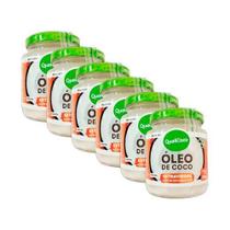 Kit 6X: Óleo De Coco Extravirgem Orgânico Qualicoco 200Ml