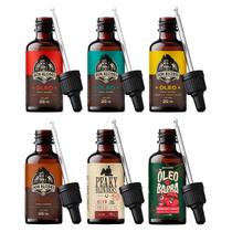 Kit 6x Óleo Para Barba Todas As Fragrâncias Don Alcides