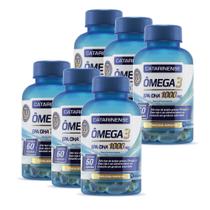 kit 6x Ômega 3 Catarinense 1000mg 60 Cáps Original Óleo De Peixe