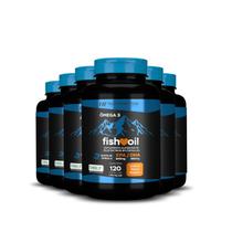 Kit 6X Omega 3 Fish Oil Meg 3 120 Cps Hf Suplementos