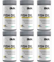 Kit 6x Omega 3 Super Filtrado Fish Oil Dux Nutrition