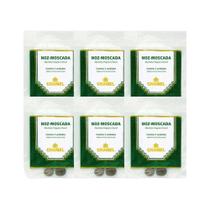 Kit 6x Pacote Noz Moscada Bola 2 Un - CHAMEL