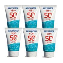 Kit 6x Protetor Solar Neutrotop Sun Fps50 120ml - Ecofitus