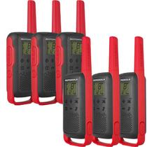 Kit 6x Rádio Comunicador MOTOROLA T210BR 32KM HT TALKABOUT Kit 6x Rádio Comunicador MOTOROLA T210BR 32KM HT TALKABOUT
