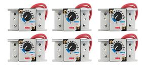 Kit 6x Regulador Dimmer regulador de Potência 4000W 25A Dimer controlador