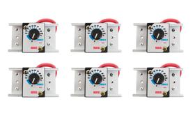 Kit 6x Regulador Potência Voltagem Dimer 110/220v 6000W 40a velocidade dimmer