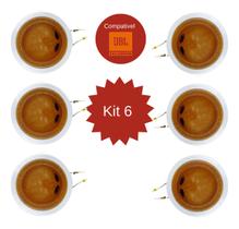 Kit 6x Reparo Driver D-250 Corneta 8 Ohms 100w - Force One