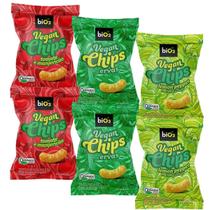 Kit 6x Salgadinho Assado Orgânico Vegan Chips Bio2