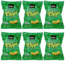 Kit 6x Salgadinho Assado Orgânico Vegan Chips Ervas Bio2