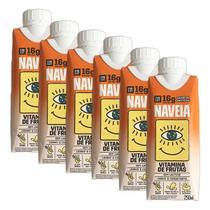 Kit 6X: Shake Proteico Vegano Vitaminas Frutas Naveia 250Ml