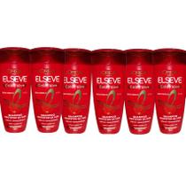 Kit 6x Shampoo Elseve Color-Vive Loreal Paris 200ml Prolongador de Cor Cabelos Coloridos ou com Mechas Nutri-Filtro UV