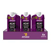 Kit 6x Smoothie de Açaí Tradicional Amazoo 250ml