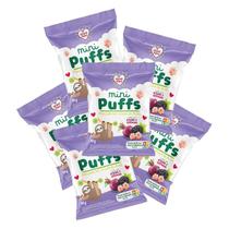 Kit 6X: Snack Infantil Mini Puffs Amora E Beterraba Nhami