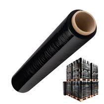 Kit 6x Stretch GS Filme Preto Bobina 3kg 50cm 23Mic 300m