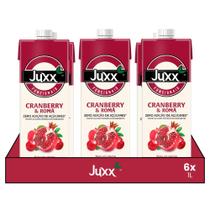 Kit 6x Suco Cranberry e Romã Juxx 1L