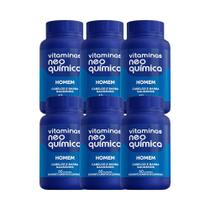 Kit 6x Suplemento Alimentar Homem 60 Cpr - NEO QUIMICA Kit 6x Suplemento Alimentar Homem 60 Cpr - NEO QUIMICA