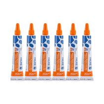 Kit 6x Tigre Cola Incolor 17g Bisnaga Transparente