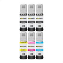 Kit 6x Tinta 544 Compatível Epson L3150 L3250 L3110 L5190 L3210 L5290 L1250 L5590 T544