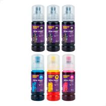 Kit 6x Tinta 544 Compatível Epson L3150 L3250 L3110 L5190 L3210 L5290 L1250 L5590 T544 Kit 6x Tinta 544 Compatível Epson L3150 L3250 L3110 L5190 L3210 L5290 L1250 L5590 T544