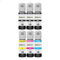 Kit 6x Tinta 544 Compatível Epson L3150 L3250 L3110 L5190 L3210 L5290 L1250 L5590 T544