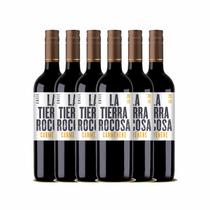 Kit 6x Vinho Tinto Chileno La Tierra Rocosa Camenere 2020