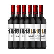 Kit 6x Vinho Tinto Francês Calvet 1818