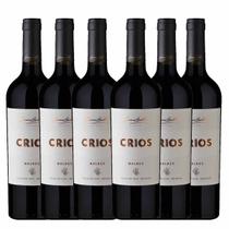 Kit 6x Vinhos Tintos Argentino Susana Balbo Crios Malbec 750ml