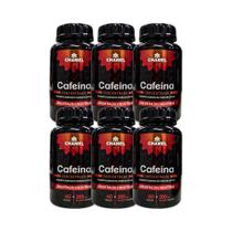 Kit 6x Vitamina Cafeína 200mg 60 Cápsulas - CHAMEL