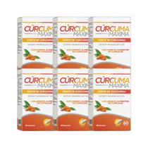 Kit 6x Vitamina Curcuma maxima 60 cps - HERBAMED