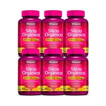 Kit 6x Vitamina Silício 100mg 60 cps - HERBAMED