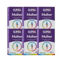 Kit 6x Vitamina Supra Mulher 60 cps - HERBAMED Kit 6x Vitamina Supra Mulher 60 cps - HERBAMED