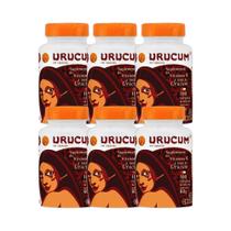 Kit 6x Vitamina Urucum 500mg 100 Cps - CHAMEL Kit 6x Vitamina Urucum 500mg 100 Cps - CHAMEL