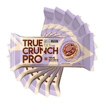 Kit 6X: Wafer Proteico True Crunch Pro Chocolate Meio Amargo