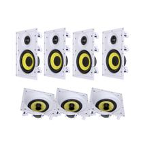 Kit 7.0 para Home Theater JBL 3x Ci6SA Plus + 4x Ci6R Plus