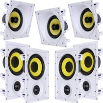 Kit 7.0 Para Home Theater Jbl 3x Ci8sa Plus + 4x Ci8r Plus