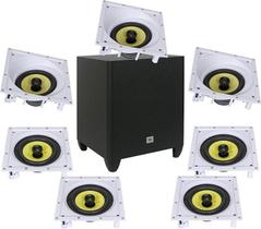 Kit 7.1 JBL 3 cxs CI PLUS 6SA + 4cxs CI PLUS 6S + Sub CI8P