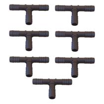Kit 7 Adaptador T 1/2 Para Mangueira 1/2 Polegadas Conexão Tê