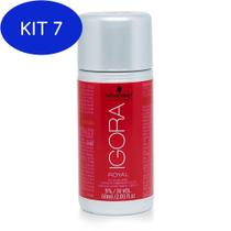 Kit 7 Água Oxigenada Schwarzkopf Igora Royal 9% 30 Volumes 60Ml