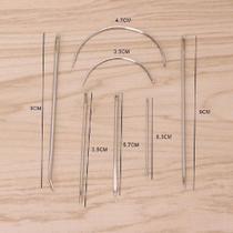 Kit 7 Agulhas Manuais De Mão Para Acabamentos Patchwork