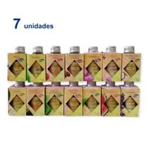 Kit 7 Aromatizador Ambiente 100ml Difusor Vareta Luz Aromas Aromatizante Perfumado - Envio Já