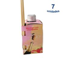 Kit 7 Aromatizador de Ambiente 280ml Luz Aromas Difusor de Varetas - Envio Já
